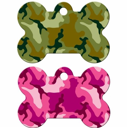 camouflage dog tags